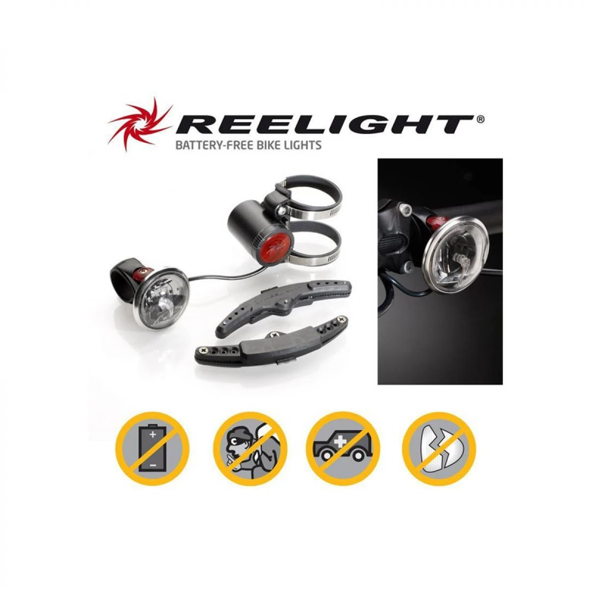 Reelight Eclairage Avant SL550 Feu Permanent