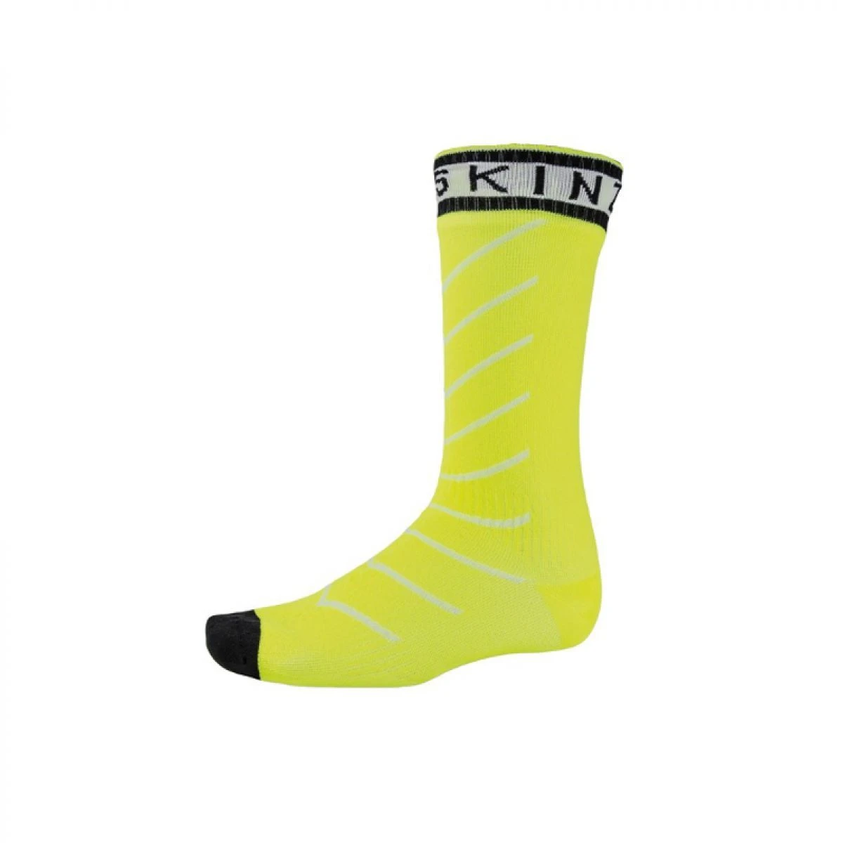 SealSkinz Chaussettes Longues Imperméables Hydrostop Jaune – Image 2